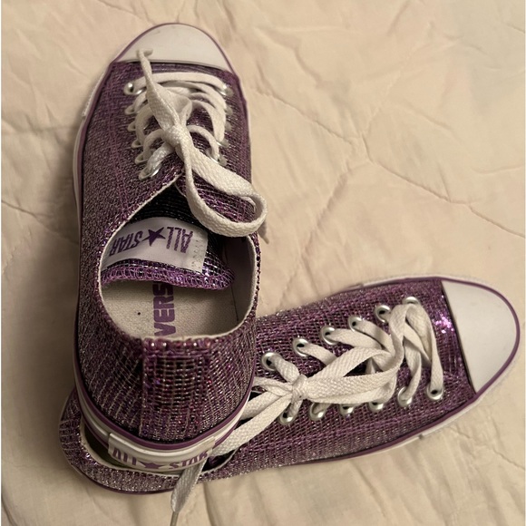 Converse sparkling purple brand new - Picture 2 of 5